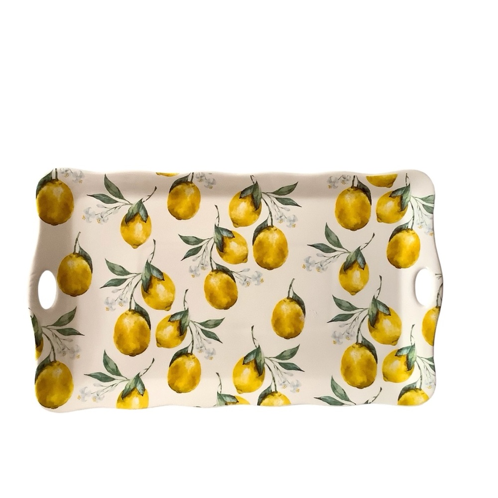 Grace Fine Porcelain Lemon Design Tray